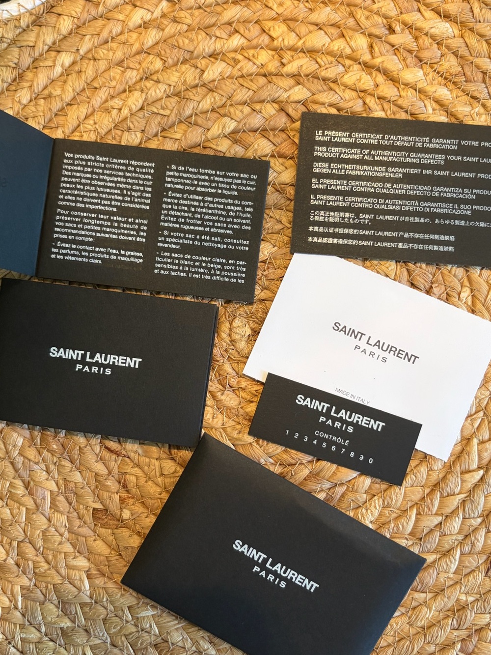 Saint Laurent YSL Heart Bifold Wallet Card Holder - Picture 3 of 8